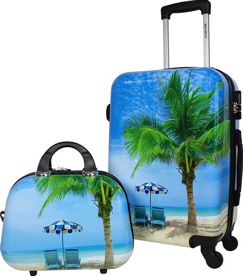 World Traveler Palm Tree Hardside 2.